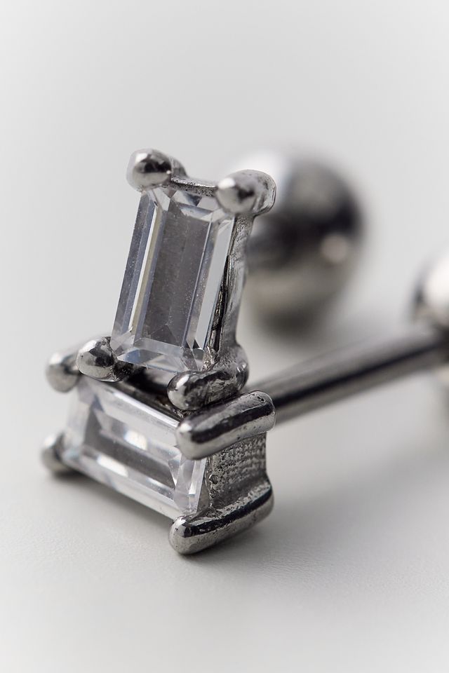 Faux Diamond Waterproof Stud Earrings #2