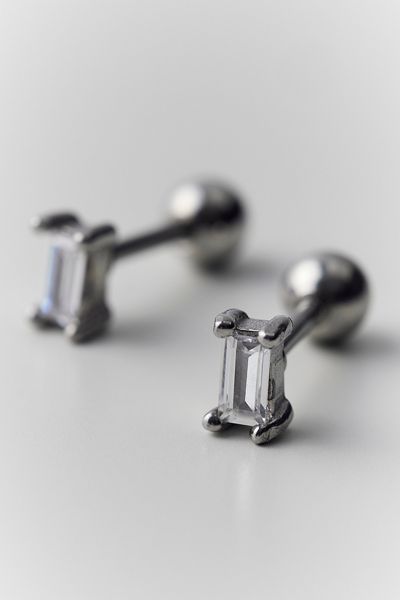 Faux Diamond Waterproof Stud Earrings