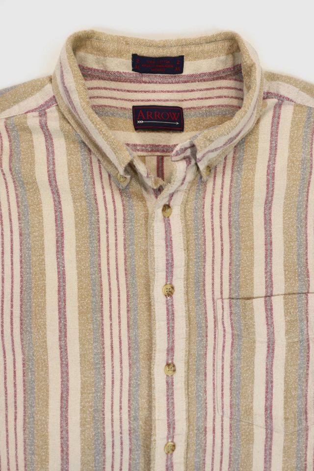 Vintage Striped Button-Down Shirt #2