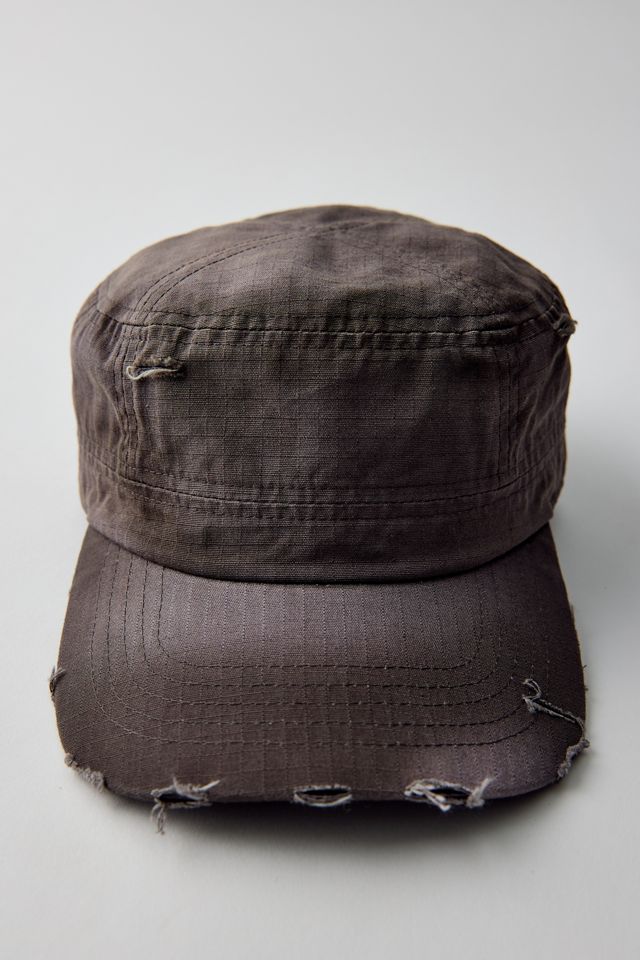 Casquette de cadet en canevas à lavage vintage #1