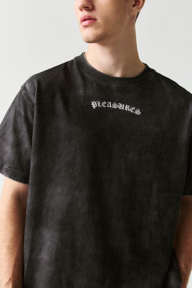 PLEASURES Graphic Spray Effect Heavyweight Tee #2