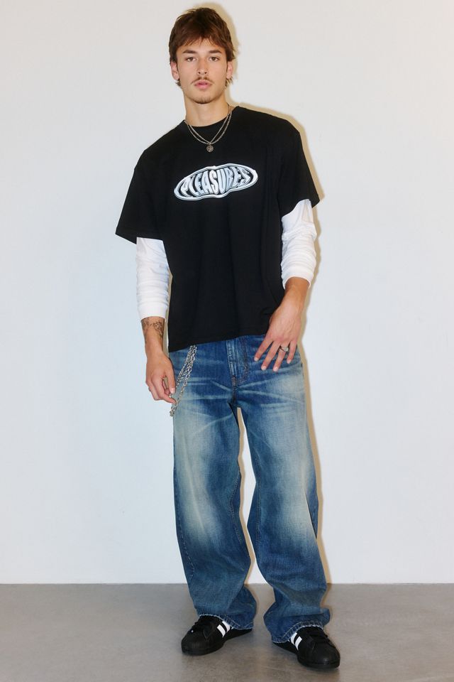 PLEASURES UO Exclusive Bubble Logo Graphic Tee #1
