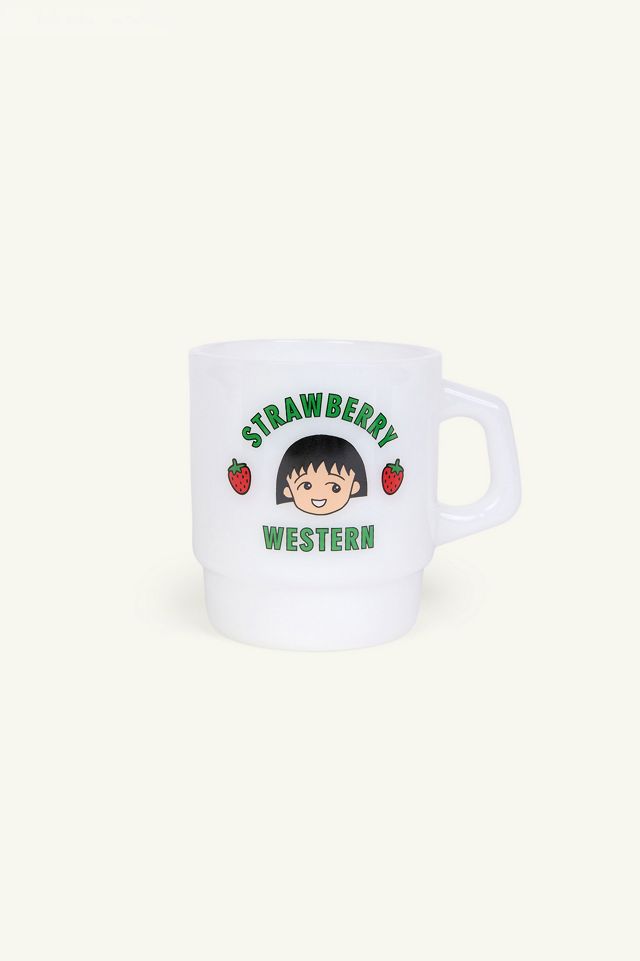 Strawberry Western Chibi Maruko Chan Milky Mug #2