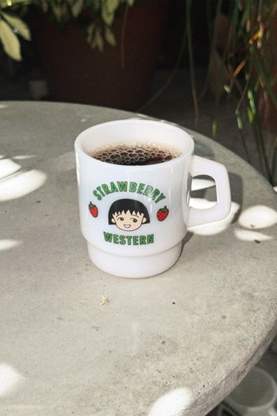 Strawberry Western Chibi Maruko Chan Milky Mug