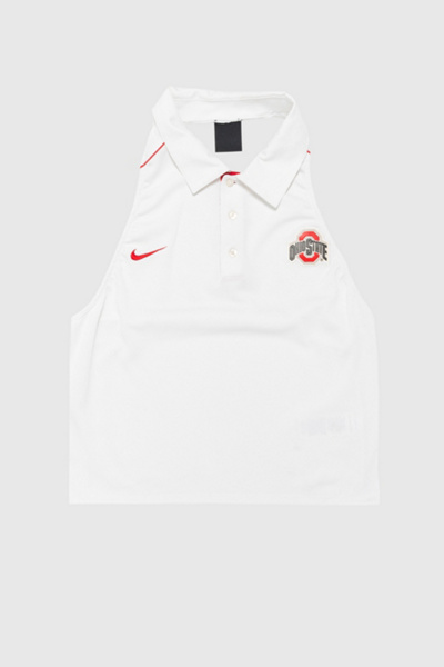 Frankie Collective Rework Ohio State Buckeyes Football Halter Top
