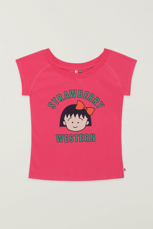 Strawberry Western Chibi Maruko Chan Raglan Top #2