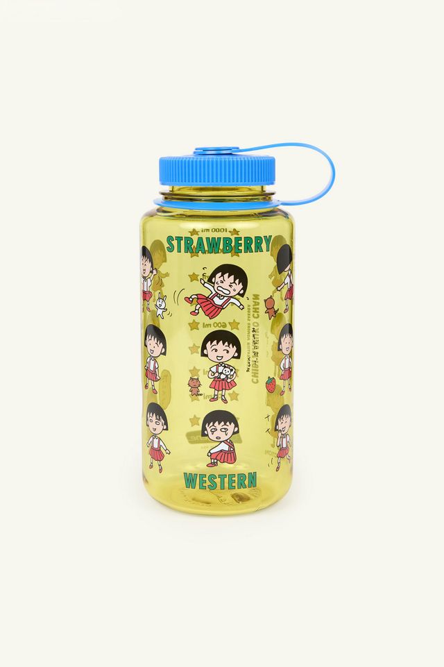 Strawberry Western Chibi Maruko Chan Tanoshii Nalgene Bottle (32oz) #2
