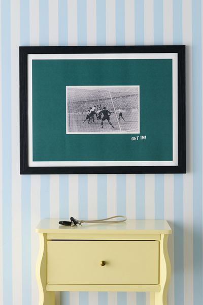 Society6 Design Studio Soccer Goal Get In Art Print