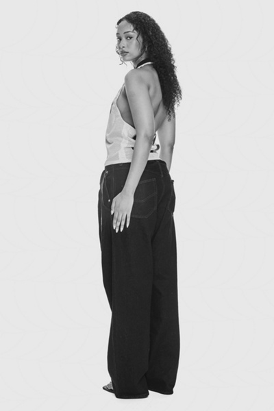 Frankie Collective Rework Dallas Mavericks Basketball Halter Top