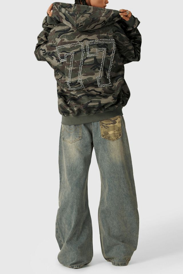 Aelfric Eden Camo Zip Up Hoodie #1