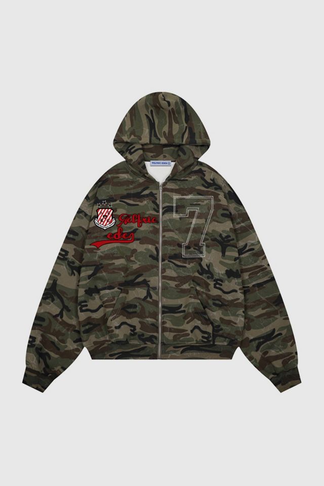 Aelfric Eden Camo Zip Up Hoodie #3
