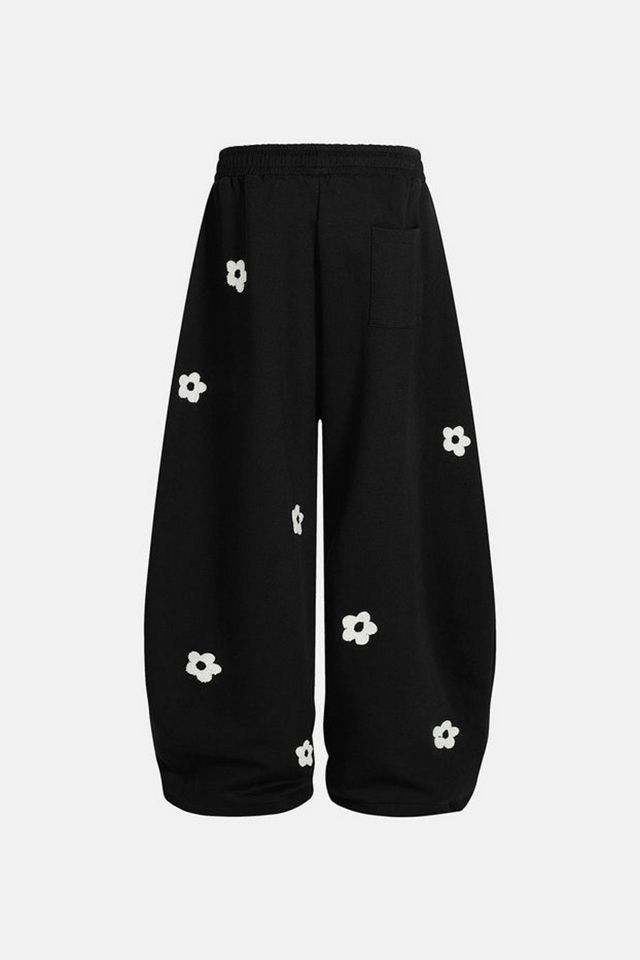 Aelfric Eden Floral Embroidery Baggy Barrel Sweatpants #2