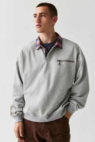 PLEASURES Town Polo Sweatshirt