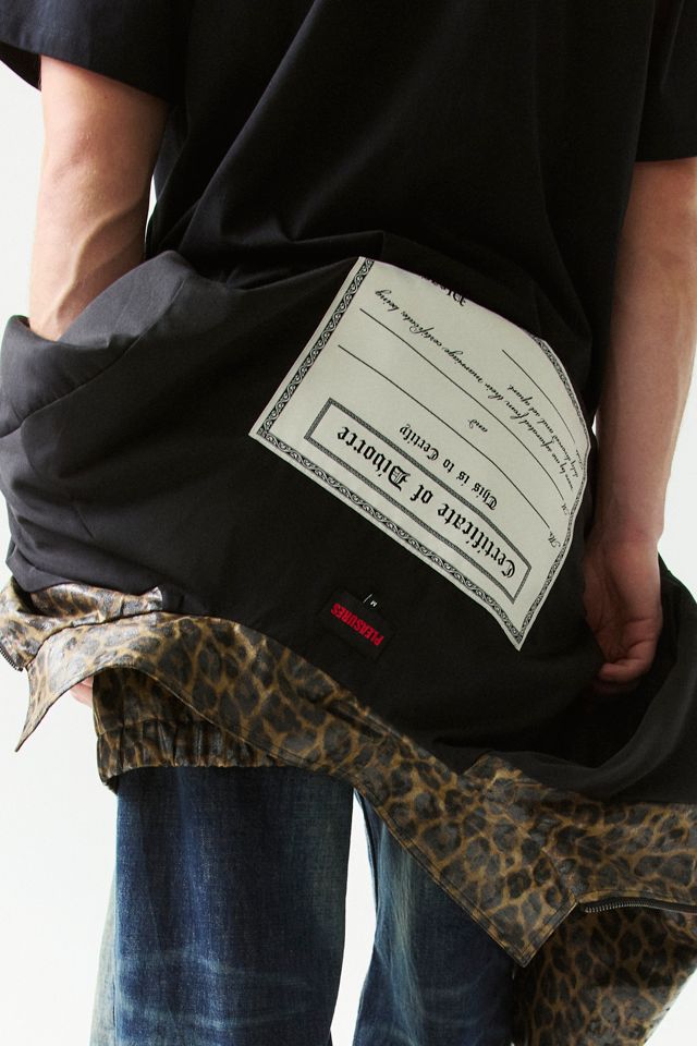 PLEASURES Leopard Waxed Jacket #3