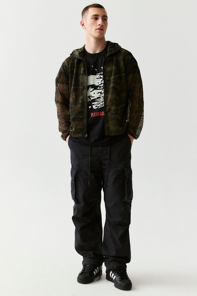 PLEASURES Camo Hooded Mesh Jacket #2