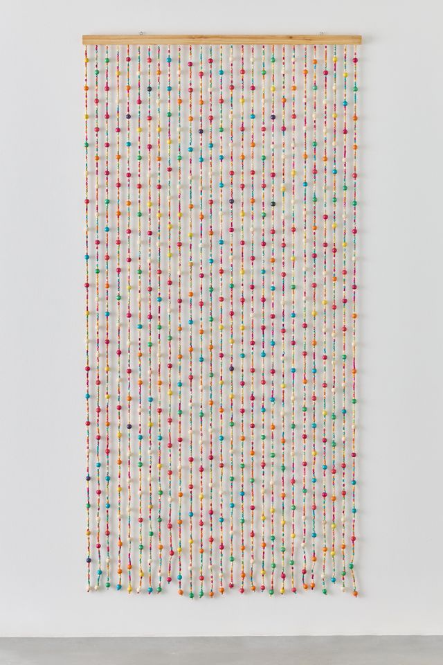 Kali Bamboo Beaded Doorway Curtain #1