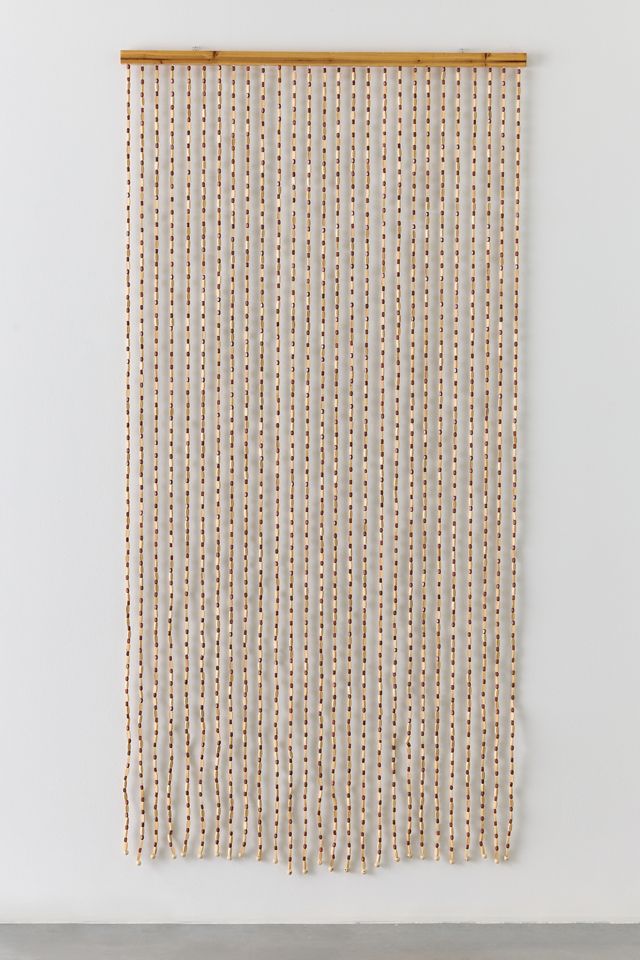 Raye Bamboo Beaded Doorway Curtain #1