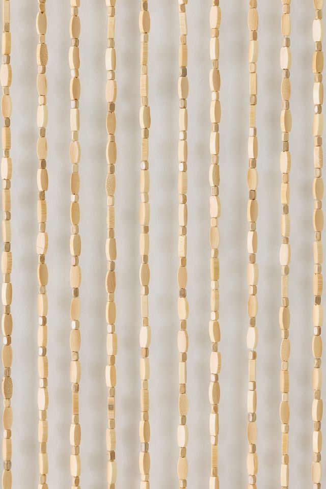 Sage Bamboo Beaded Doorway Curtain #2