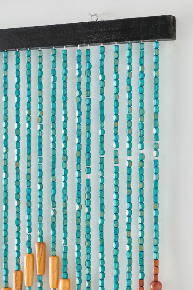 Gaia Bamboo Beaded Doorway Curtain #3