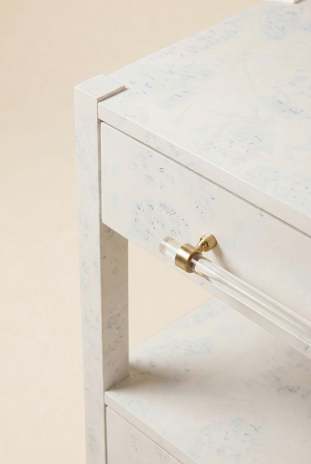 TOV Furniture Brandyss Burl Storage Nightstand #1