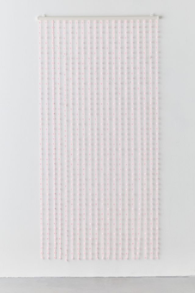 Elodie Heart Beaded Doorway Curtain #1