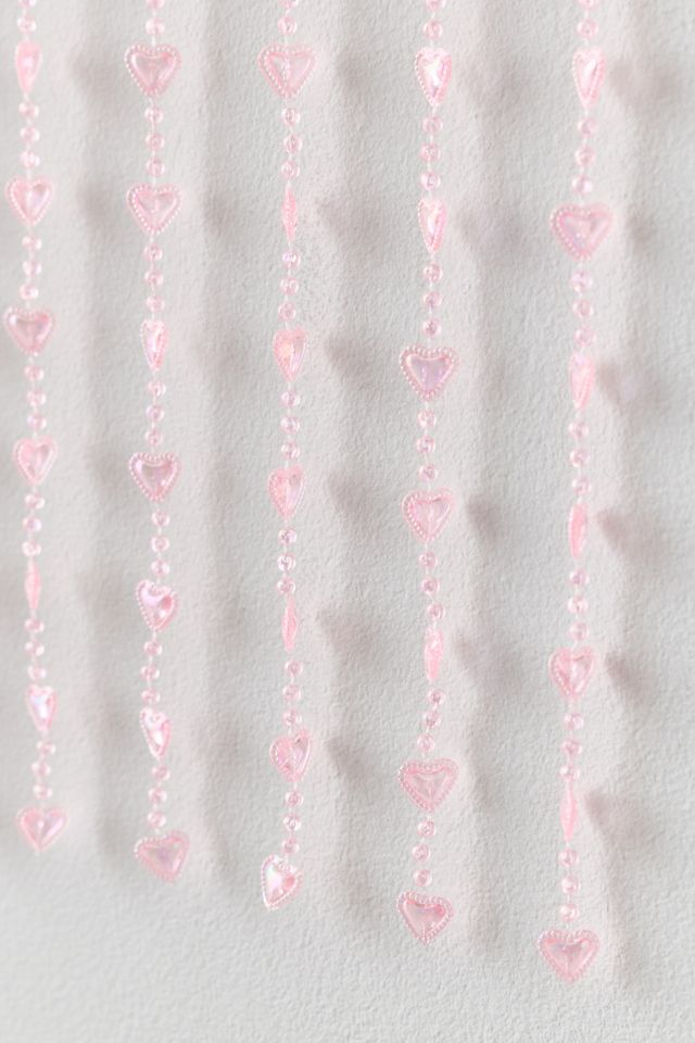 Elodie Heart Beaded Doorway Curtain #3