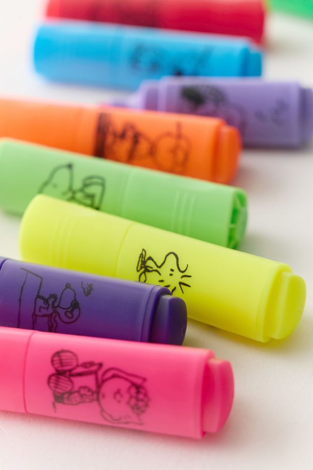 Yoobi X Peanuts Mini Highlighter Marker Set #2