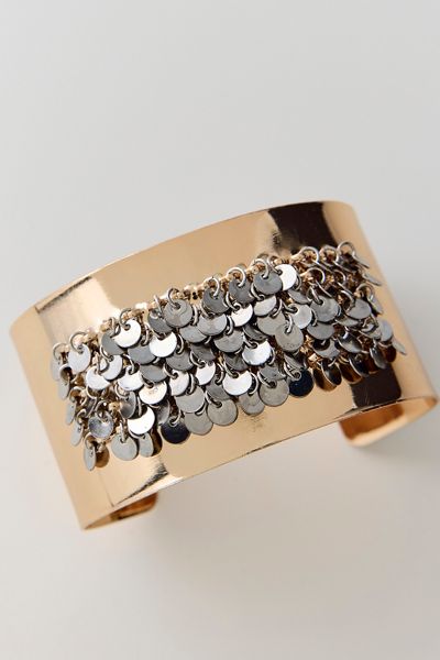 Chime Mixed Metal Cuff Bracelet