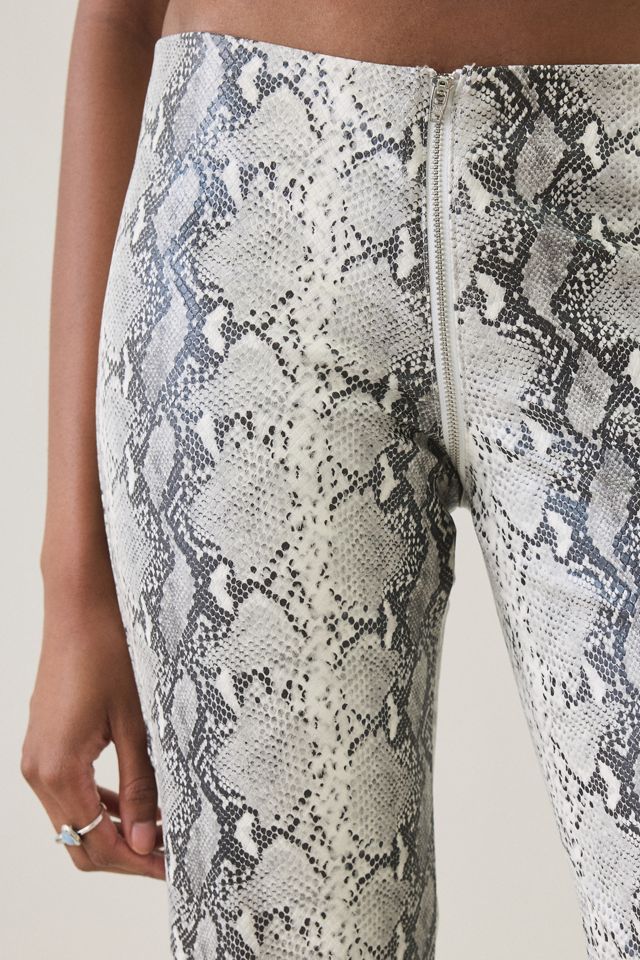 I.AM.GIA. Hendrix 2.0 Snakeskin Faux Leather Low-Rise Pants #2