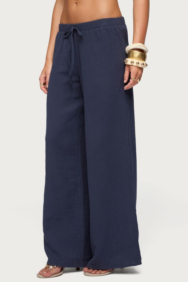 Edikted Viktoria Wide Leg Gauze Pants #2