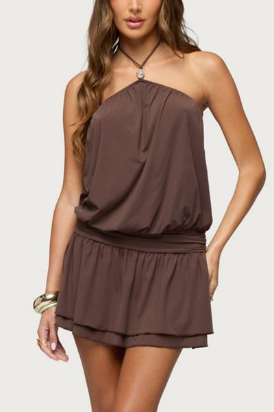 aida backless bubble mini dress Aida Backless Bubble Mini Dress  Edikted UK