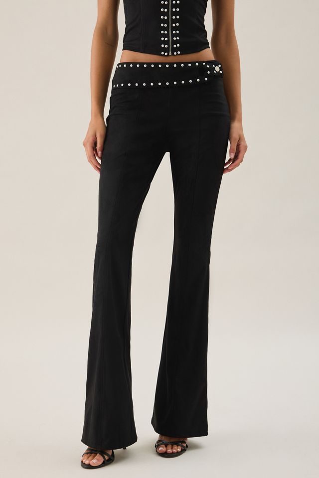 I.AM.GIA. Seraphine Studded Belt Detail Flare Pants #1