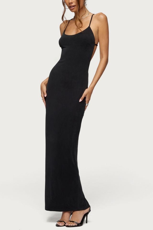 Edikted Zhuri Ring Backless Maxi Dress #1
