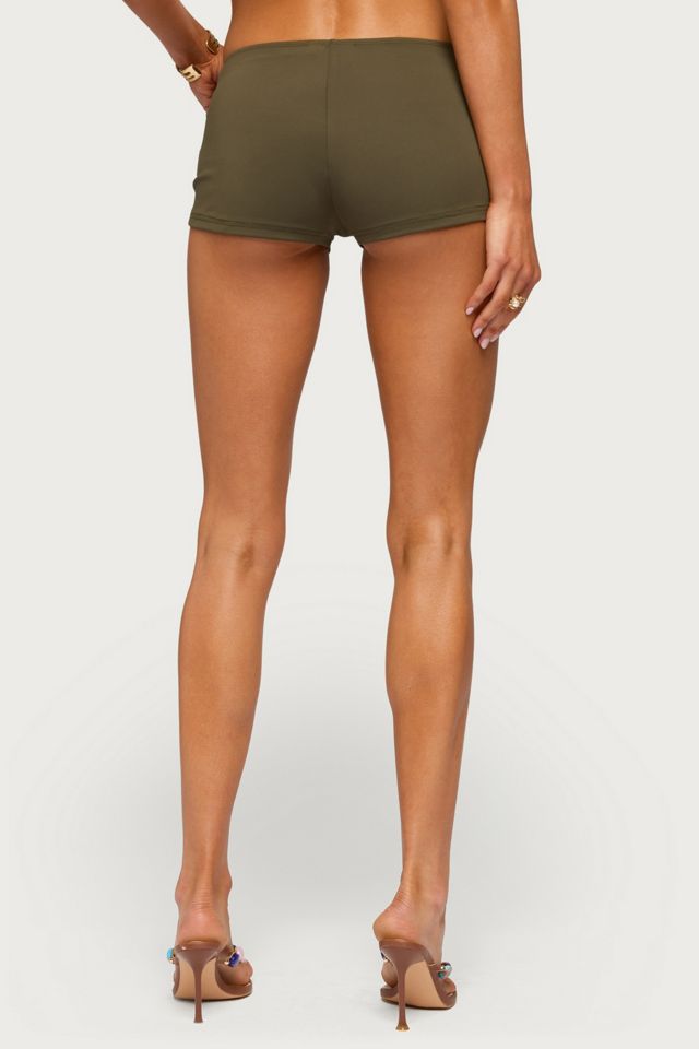 Edikted Carine Metal Ring Micro Shorts #3