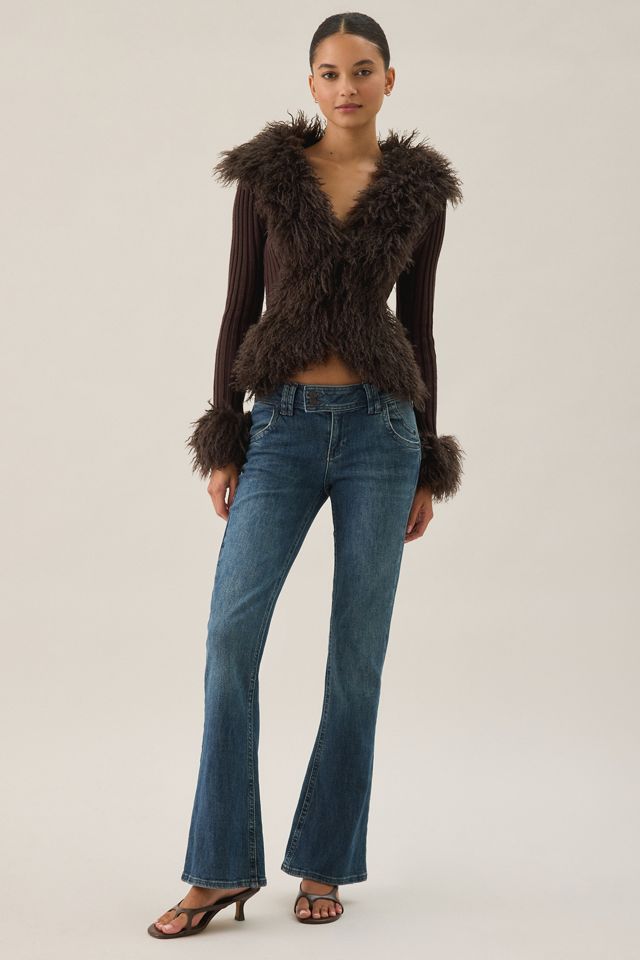 I.AM.GIA. Cressida Faux Fur Trim Zip-Up Sweater Jacket #2