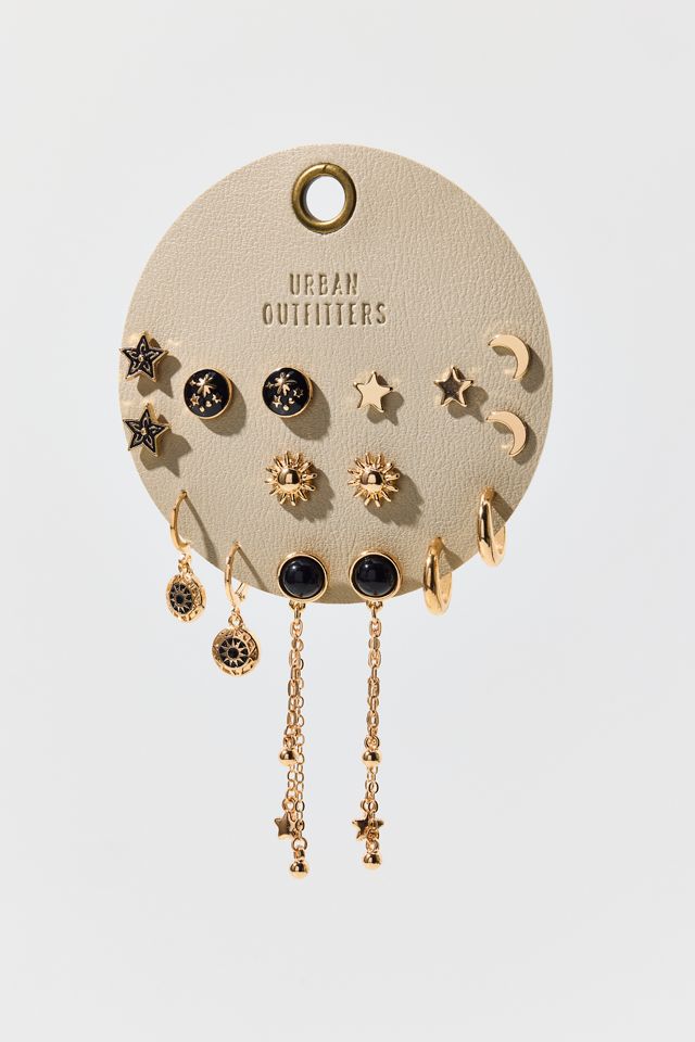 Cosmic Enameled Multi Earrings Set #2
