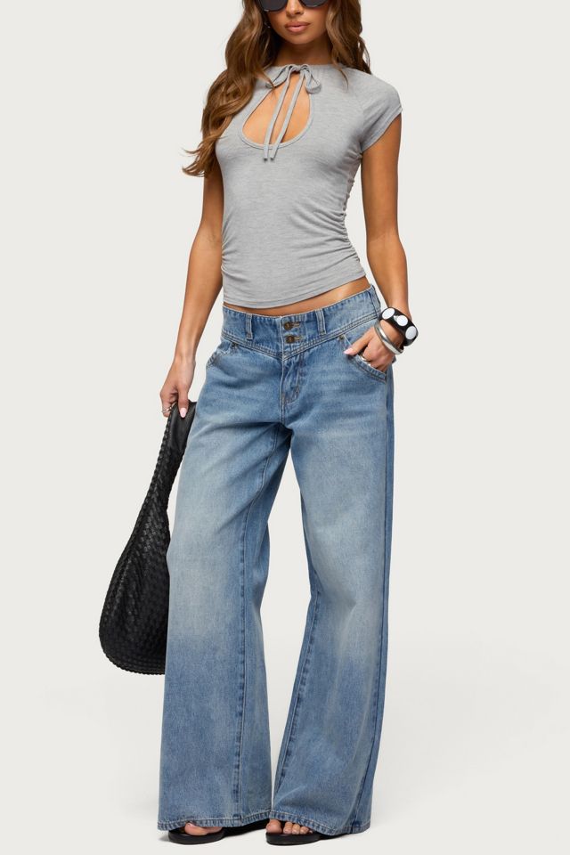 Edikted Karlah Keyhole Cutout Top #1