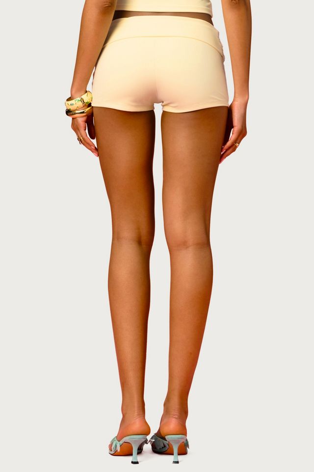 Edikted Chic Barbie™ Sequin Foldover Shorts #4