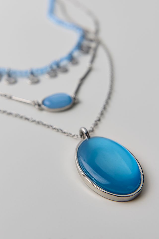 Tiger's Eye Coin Layered Necklace #1