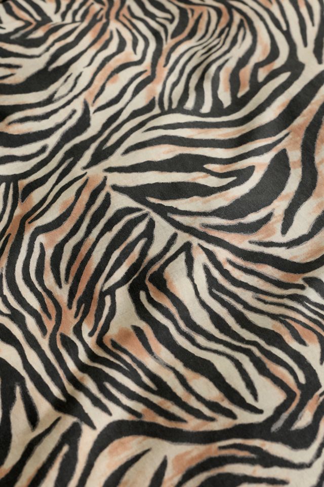 Ensemble de housse de couette imprimée à rayures de tigre #3