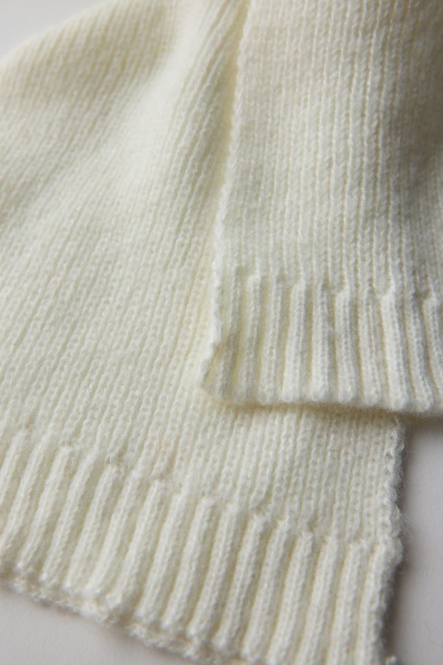 Faux Fur Trim Hood Scarf #3