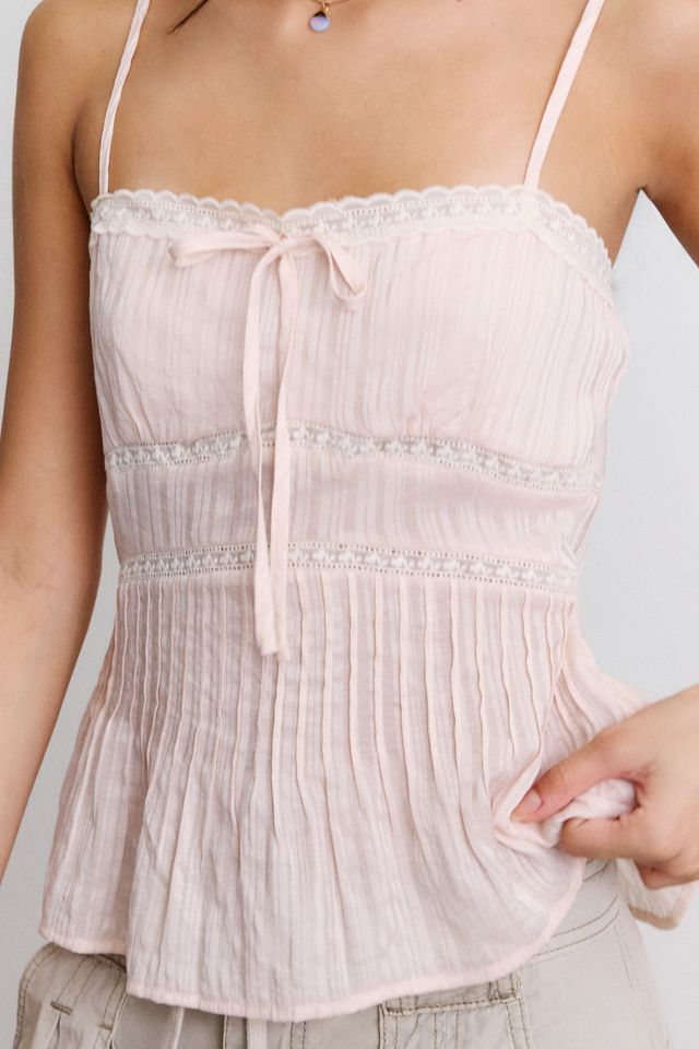 Kimchi Blue Elizabeth Lace Trim Babydoll Cami #3