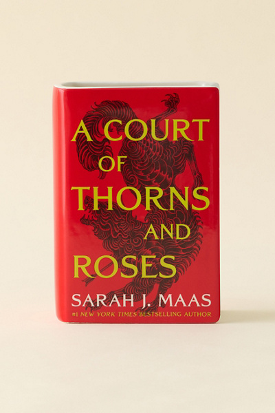 Sarah J. Maas A Court Of Thorns And Roses Ceramic Book Vase