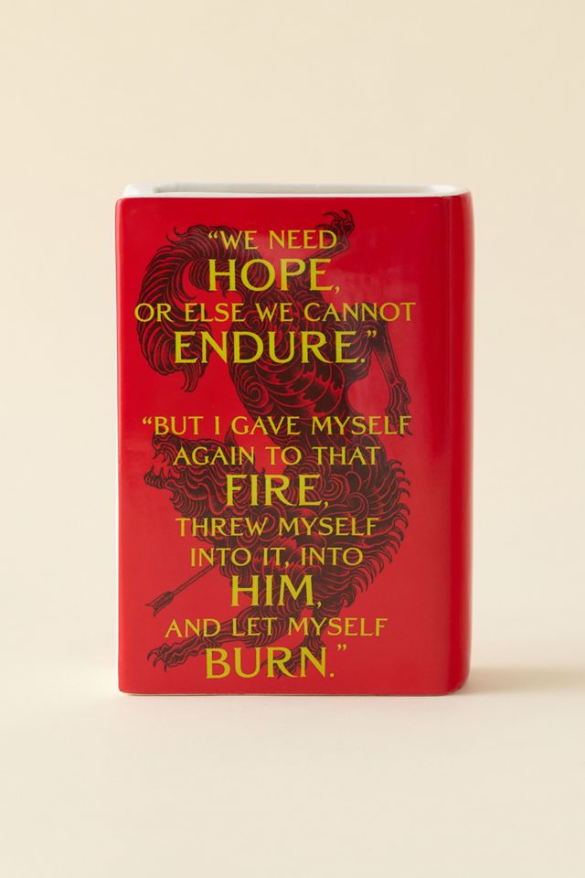 Sarah J. Maas A Court Of Thorns And Roses Ceramic Book Vase #2