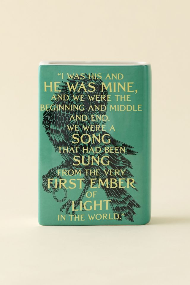 Sarah J. Maas A Court Of Mist And Fury Ceramic Book Vase #2