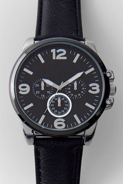Marlin Leather Chronograph Watch