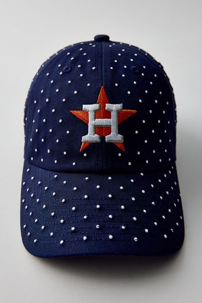 Mitchell & Ness MLB Houston Astros Polka Dot Dad Hat