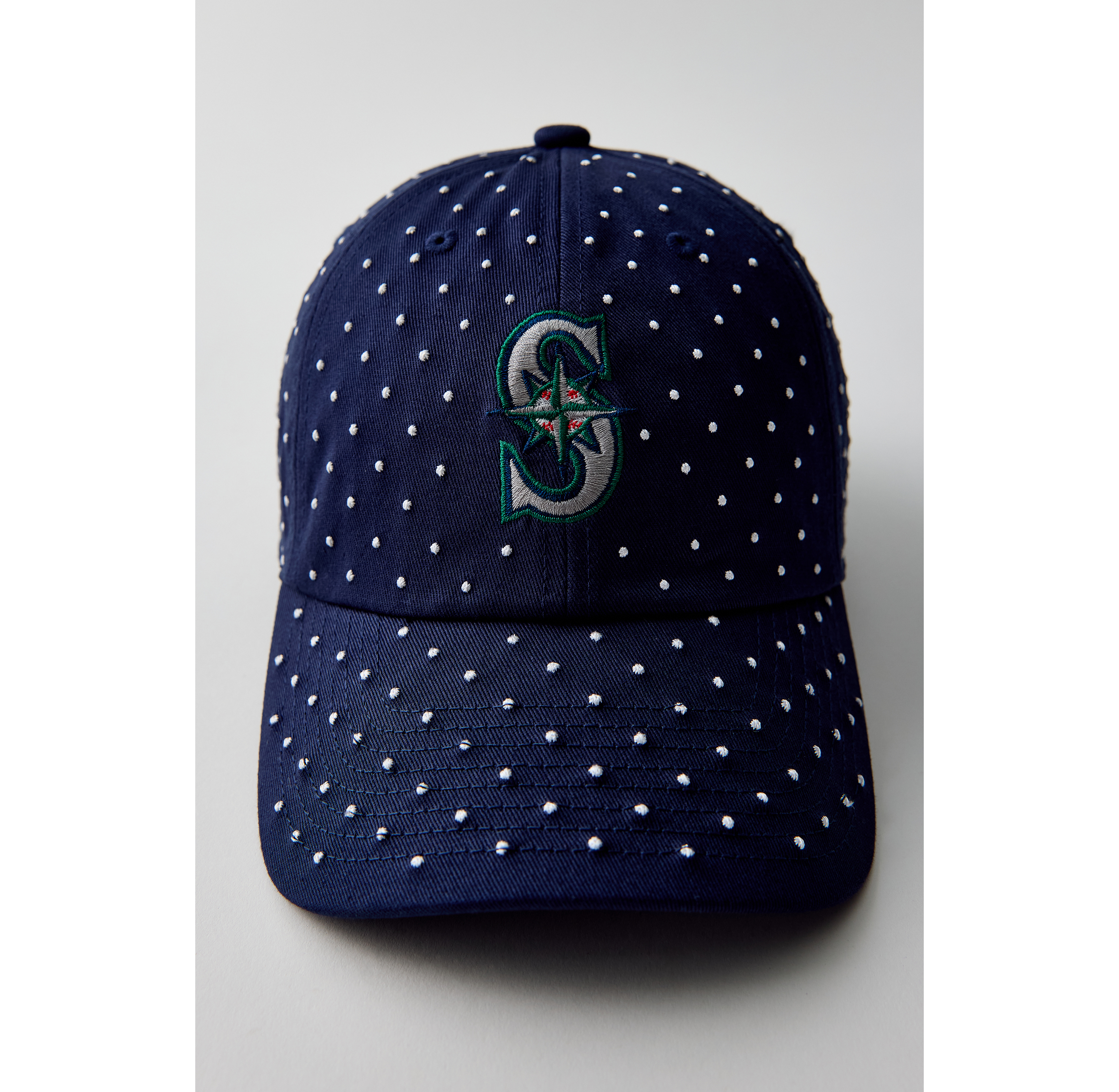 Mitchell & Ness MLB Seattle Mariners Polka Dot Dad Hat