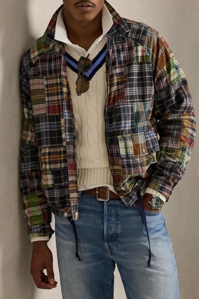 Polo Ralph Lauren Original Label Madras Patchwork Overshirt