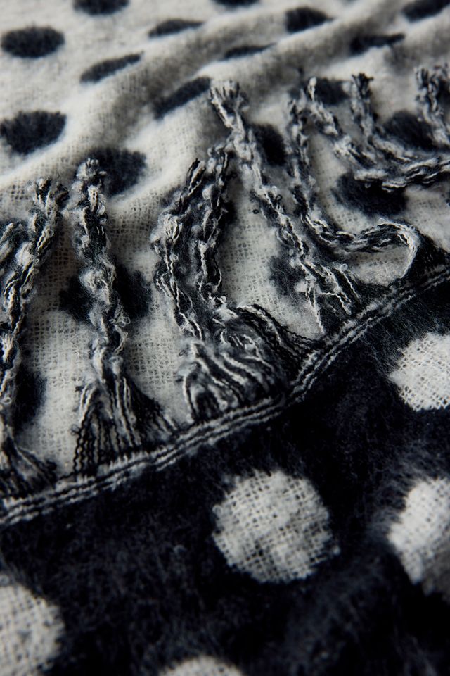 Polka Dot Blanket Scarf #2